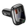 Baseus T Shaped S-13 Bluetooth FM transmitter és autós töltő 2x US-6932172626983 7 kép