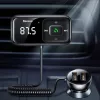 Vezeték nélküli Bluetooth FM transmitter töltővel Baseus S-16 (ne-6932172626990 3 kép