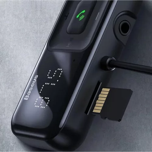 Vezeték nélküli Bluetooth FM transmitter töltővel Baseus S-16 (ne-6932172626990 8 kép
