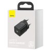 Baseus Super Si 1C gyors töltő fali adapter USB Type C 25W fekete-6932172603724 7 kép
