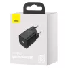 Baseus Super Si 1C gyors töltő fali adapter USB Type C 25W fekete-6932172603724 8 kép