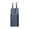 Baseus Super Si 1C Hálózati töltő adapter USB Type-C QC PD 20W 3A kék (CCSUP-B03)
