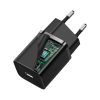 Baseus Super Si 1C fali töltő adapter Type C QC PD 30W 3A fekete-6953156205062 3 kép