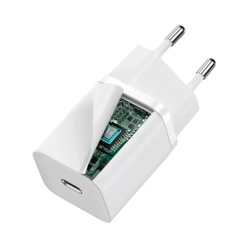 Baseus Super Si 1C fali töltő adapter Type C QC PD 30W 3A fehér-6953156205079 4 kép