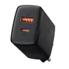 Baseus Compact hálózati töltő adapter USB Type-C / USB-A 20W 3A PD-6953156207233 1 kép