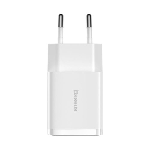 Baseus Compact hálózati töltő 2XUSB - 10.5W (CCXJ010202) fehér-6932172606916 8 kép