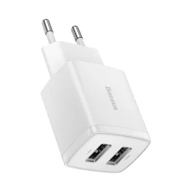 Baseus Compact hálózati töltő 2XUSB - 10.5W (CCXJ010202) fehér-6932172606916 2 kép