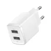 Baseus Compact hálózati töltő 2XUSB - 10.5W (CCXJ010202) fehér-6932172606916 3 kép