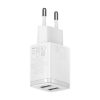 Baseus Compact hálózati töltő 2XUSB - 10.5W (CCXJ010202) fehér-6932172606916 3 kép