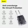 Baseus Compact hálózati töltő 3XUSB - 17W (CCXJ020101) fekete-6932172606961 10 kép