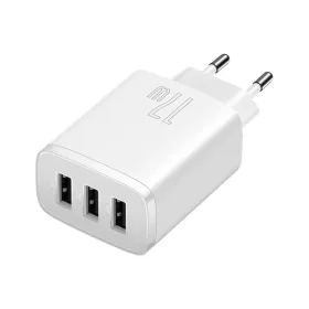 Baseus Compact hálózati töltő 3XUSB - 17W (CCXJ020102) fehér-6932172606978 2 kép