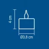 Home CD 2/WX LED-es teamécses, narancssárga LED, 2 db-5999084915315 3 kép