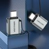 USB-C M - USB 3.0 F OTG Adapter Vention (Szürke), Átalakító kábel-6922794749115 2 kép
