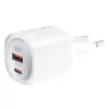 Fali töltő XO CE21, 30W, GaN, 1x USB-C, 1x USB-A-6920680853892 2 kép