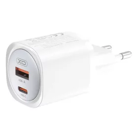 Fali töltő XO CE21, 30W, GaN, 1x USB-C, 1x USB-A-6920680853892 2 kép