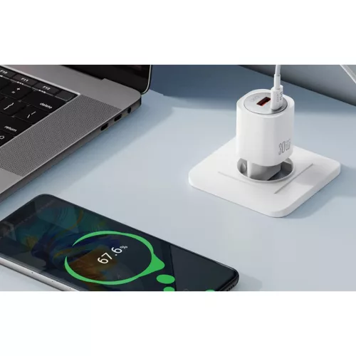 Fali töltő XO CE21, 30W, GaN, 1x USB-C, 1x USB-A-6920680853892 4 kép