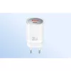 Fali töltő XO CE21, 30W, GaN, 1x USB-C, 1x USB-A-6920680853892 5 kép