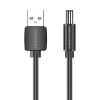 USB - DC tápkábel 2.0 DC 5.5mm csatlakozó Vention CEYBF 1m (fekete)-6922794757677 2 kép