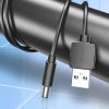 USB 2.0 - DC 5,5mm tápkábel 5V Vention CEYBG 1,5m (fekete)-6922794757684 2 kép
