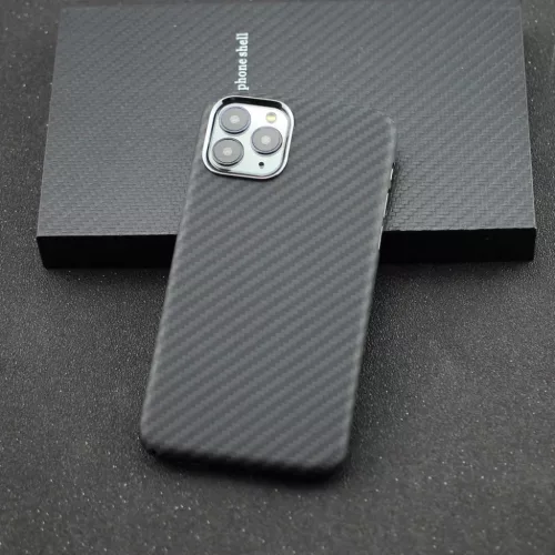 iPhone 13 Pro Max valódi aramid tok fekete-1200000028092 6 kép
