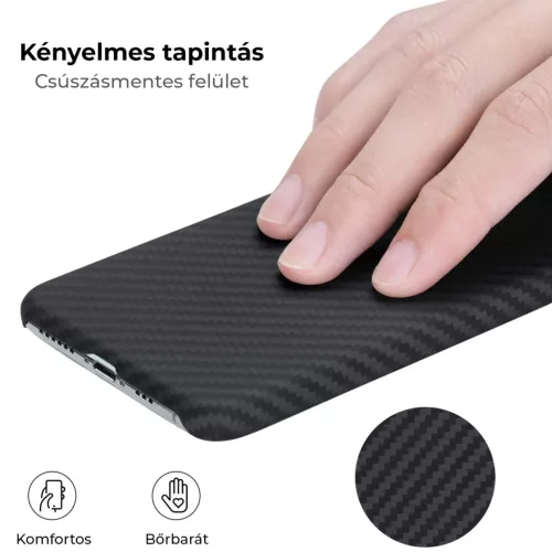 iPhone 13 Pro Max valódi aramid tok fekete-1200000028092 9 kép