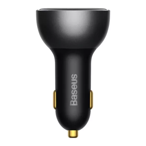 Baseus Digitális Kijelzős Gyors Autós Töltő USB-A / USB-C PD3.1 1-6932172622374 2 kép