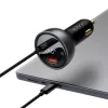 Baseus Digitális Kijelzős Gyors Autós Töltő USB-A / USB-C PD3.1 1-6932172622374 4 kép