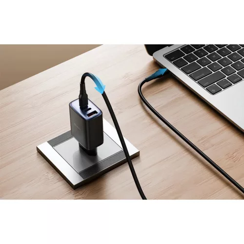 Mcdodo CH-2180 digitális kijelzős hálózati töltő 2xUSB-C + USB-A-6921002621809 5 kép