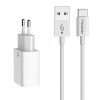 Mcdodo Kettős USB Töltő CH-6721 (EU) Type-C Kábel 1m Utazó Szett -6921002667210 1 kép