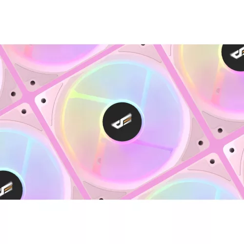 Darkflash CL12 LED Számítógép-ventilátor (120x120) (pink)-4710343793717 7 kép