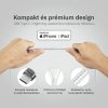 Lightning iPhone kábel 1.5m Type-C fejjel MFi Alphajack (CL15-WG) feh-5999860199755 6 kép