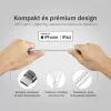 Lightning iPhone kábel 1.5m Type-C fejjel MFi Alphajack (CL15-WG) feh-5999860199755 6 kép