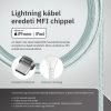 Lightning iPhone kábel 1.5m Type-C fejjel MFi Alphajack (CL15-WG) feh-5999860199755 7 kép