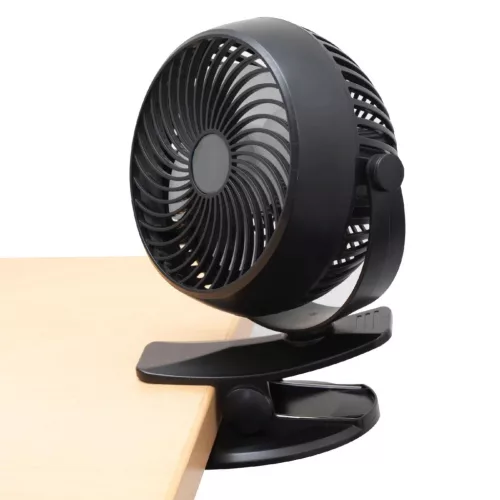 Home CLF 10/BK csíptetős, akkumulátoros ventilátor, 3 fokozat, 10 -5999084956356 3 kép