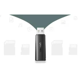 UGREEN CM264 TF/SD USB 3.0 kártyaolvasó fekete-6957303867226 2 kép