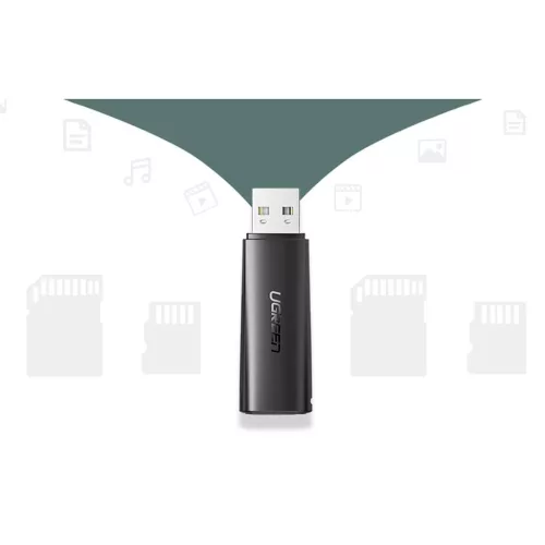 UGREEN CM264 TF/SD USB 3.0 kártyaolvasó fekete-6957303867226 2 kép