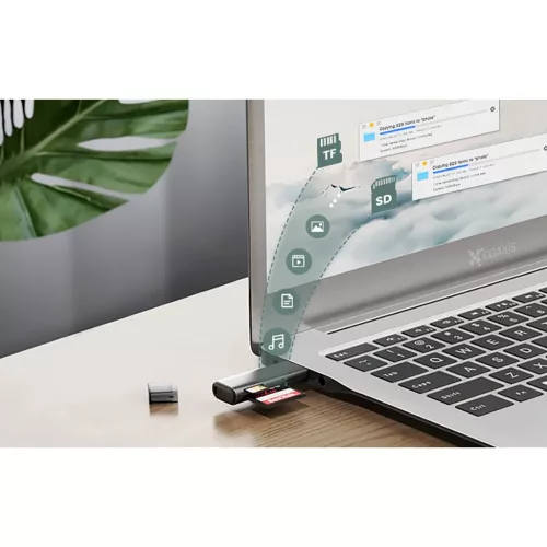 UGREEN CM264 TF/SD USB 3.0 kártyaolvasó fekete-6957303867226 5 kép