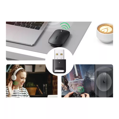 Ugreen CM390 Bluetooth 5.0 USB adapter (fekete)-6957303888900 5 kép