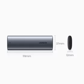Ugreen Külső SSD drive M.2 ház, tok USB 3.2 Gen 2 (SuperSpeed USB 1-6957303819027 1 kép