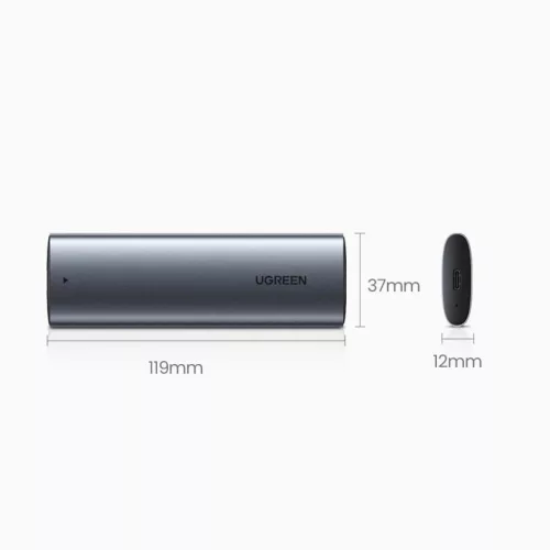Ugreen Külső SSD drive M.2 ház, tok USB 3.2 Gen 2 (SuperSpeed USB 1-6957303819027 1 kép