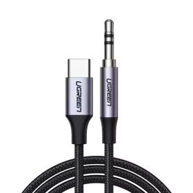   Ugreen AUX audio kábel 3.5mm mini jack - USB Type-C  1m black (CM450 20192)