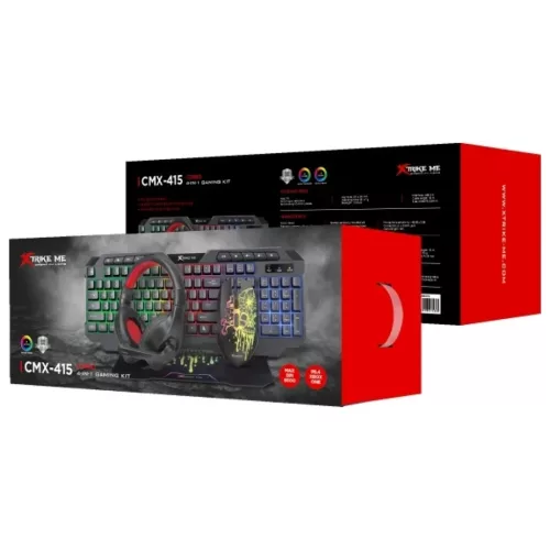 Set 4 az 1-ben Combo XTRIKE ME CMX-415 EN fülre helyezhető fejhallga-6932391927533 6 kép