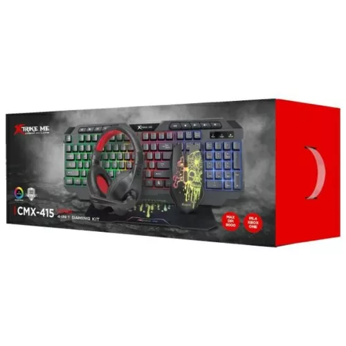 Set 4 az 1-ben Combo XTRIKE ME CMX-415 EN fülre helyezhető fejhallga-6932391927533 7 kép