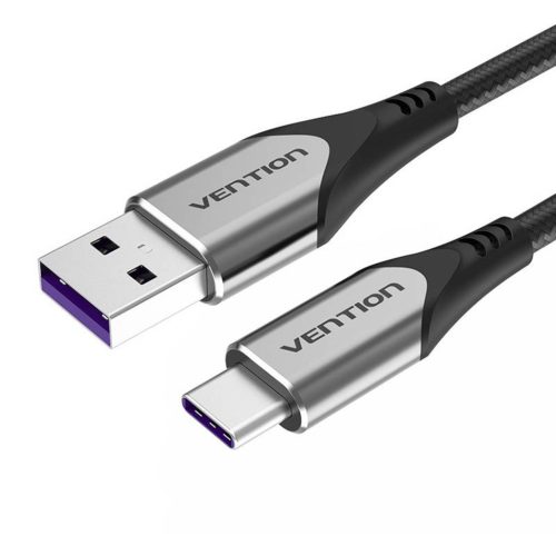 Vention COFHG USB-C - USB 2.0 kábel 5A 1.5m (szürke)-6922794747159 1 kép