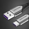 Vention COFHG USB-C - USB 2.0 kábel 5A 1.5m (szürke)-6922794747159 3 kép