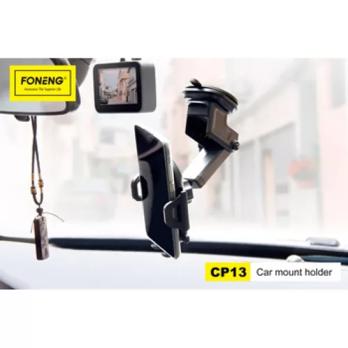 Foneng CP13 tapadókorongos autós telefontartó (fekete)-6970462515357 4 kép