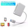 ROCKETEK USB 3.0 5Gbps memóriakártya olvasó CF / SD, microSD / TF (- 2 kép