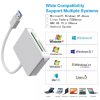 ROCKETEK USB 3.0 5Gbps memóriakártya olvasó CF / SD, microSD / TF (- 4 kép