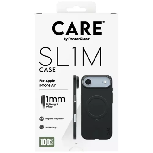 iPhone Air CARE by PanzerGlass SL1M MagSafe fekete tok-5715685035302 5 kép