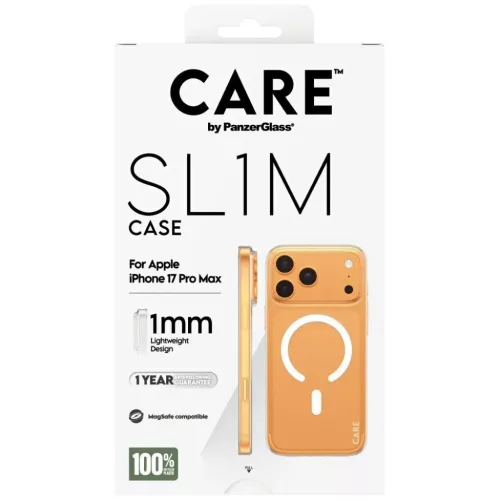 iPhone 17 Pro Max CARE by PanzerGlass SL1M MagSafe áttetsző tok-5715685035371 5 kép